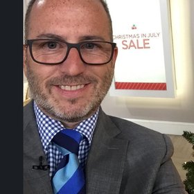 Executive headshot transformation before session by NWA Headshots - professional upgrade