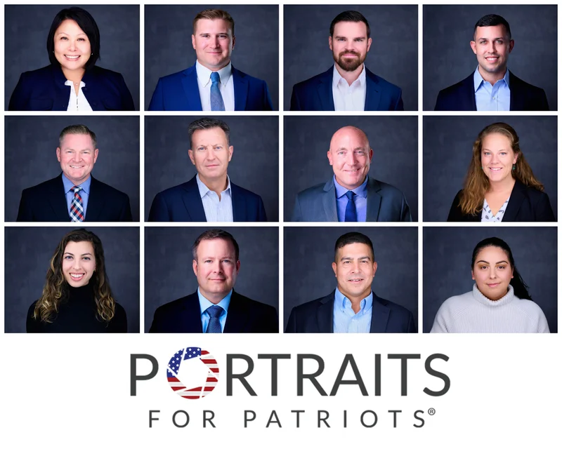 Corporate team professional headshots on-site Northwest Arkansas